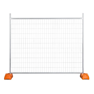 Portable removable use temporary fence gate mesh Mobile standard construction site hoarding 6x12 Temporary Fence panel