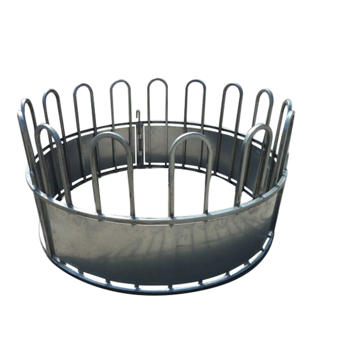 cattle sheep horse round hay bale feeder / heavy duty metal animal hay feeder