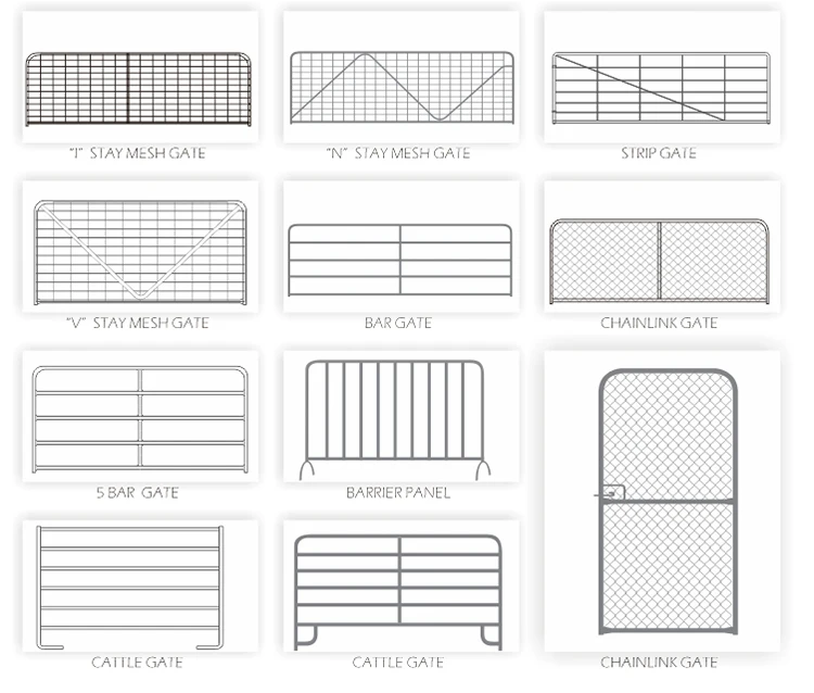 High Quality Field Yard Horse Goat Sheep Corral Farm Fence Panels Cattle Fence panel on Farm