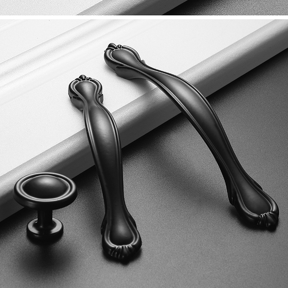 BAOCHUN Aluminium Alloy Pulls Furniture Hardware Kitchen Cabinet Cupboard Dresser Wardrobe Drawer Door Gold Black Modern Pull H