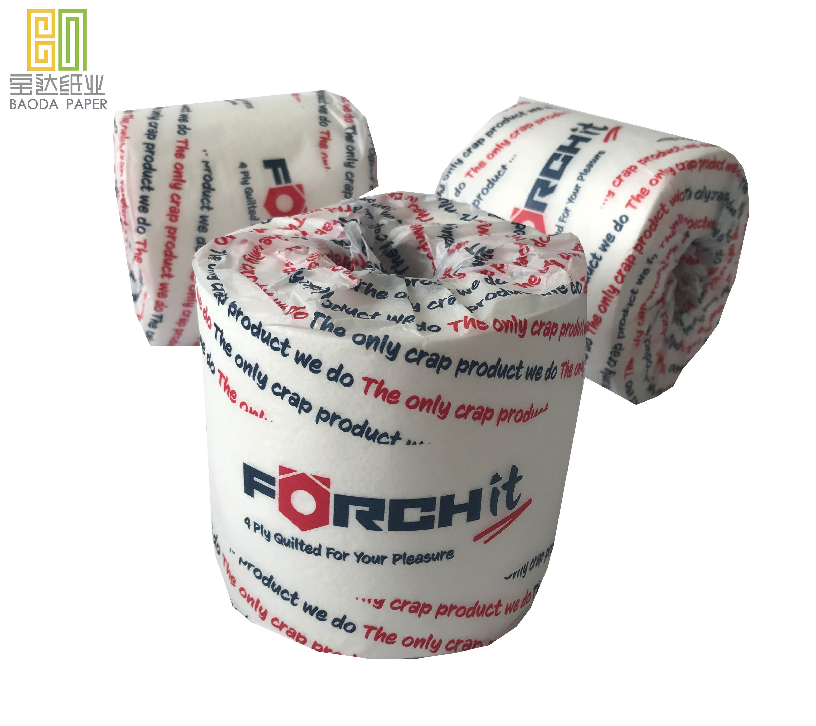 Good Quality Factory Wholesale Hot Sale paper toilette roll toilet paper must be 48 inside packet