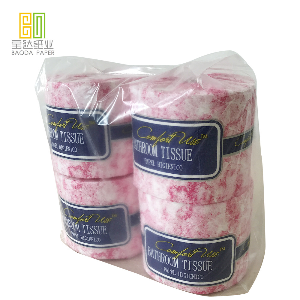 In stock Free Shipping Favourite biodegradable toilet tissue manufacturers colored toilet paper