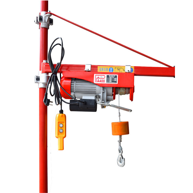 Safety Construction 250kg Small Electric Hoist Mini Crane Motor Pa1000 Mini Electric Hoist Winch