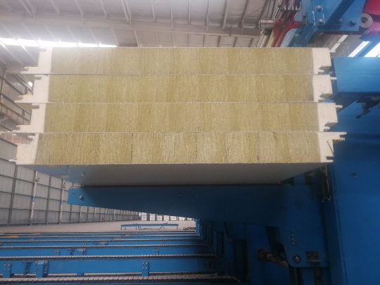 Insulated Fireproof Rock Wool Acoustic Decorative Exterior Wall Sandwich Panels