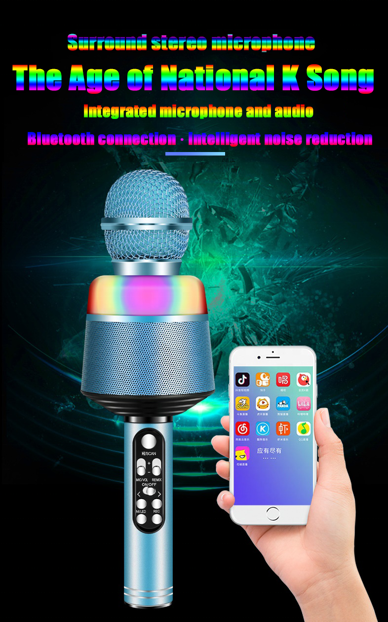 Q008 ws858 Q7 Q9 WS1816 669 668 professional wireless handheld microphone Diamond Style karaoke speaker with wireless microphone