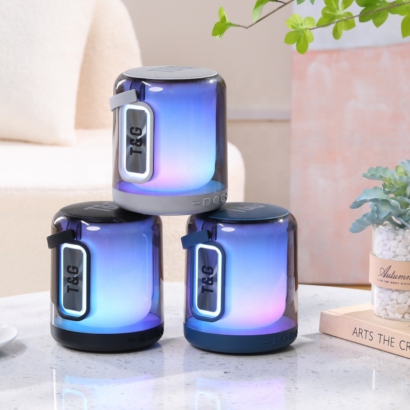 TG376 Audifonos Bluethoo Bedside Lamp Cornetas Portable Audio Player Sound Box Mini Blue tooth Speaker Portable With Led Light