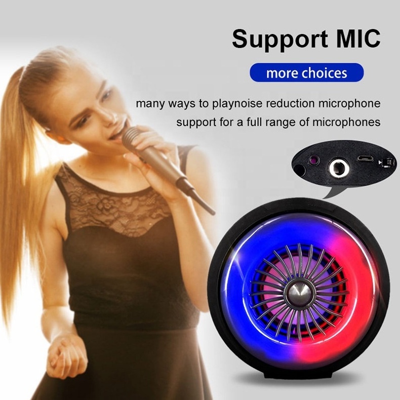 Mk305 Audifonos Bluethoo  Bt Speaker Extra Bass With Built-In Amplifier Outdoor Blue Tooth Speakers Led Speaker With Rgb Light