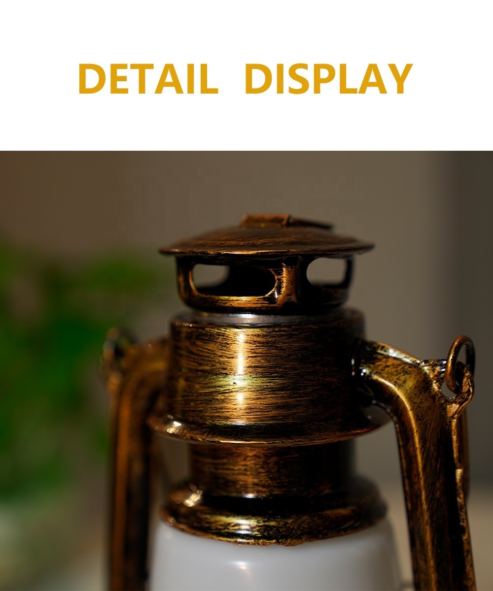 Night Light Led Atmosphere Lamp Camping Light Oldschool Table Lamp Kerosene Lamp Retro Horse Lantern Tent Light Wireless Speaker