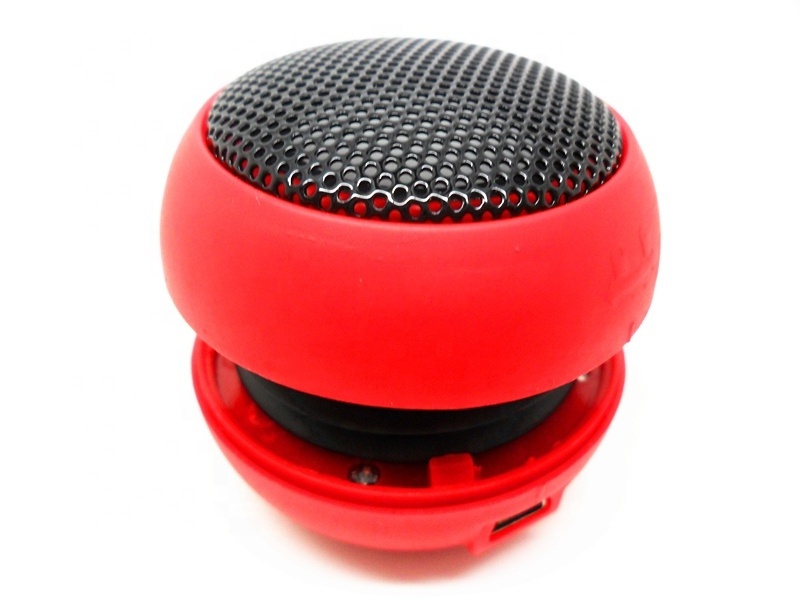 Mini bocinas external speaker with 3.5 audio cable hamburger speaker for mobile phone small sound box for gift promotion