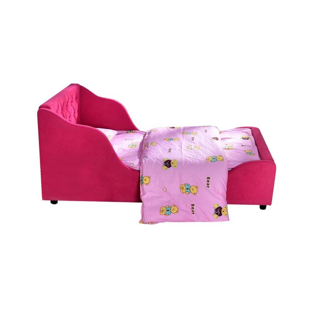 pink kids bed for girls single child bed children room furniture toddler bed