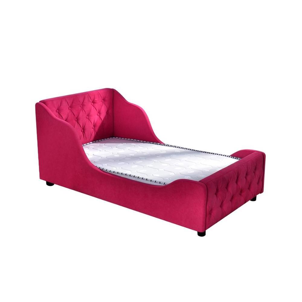 pink kids bed for girls single child bed children room furniture toddler bed