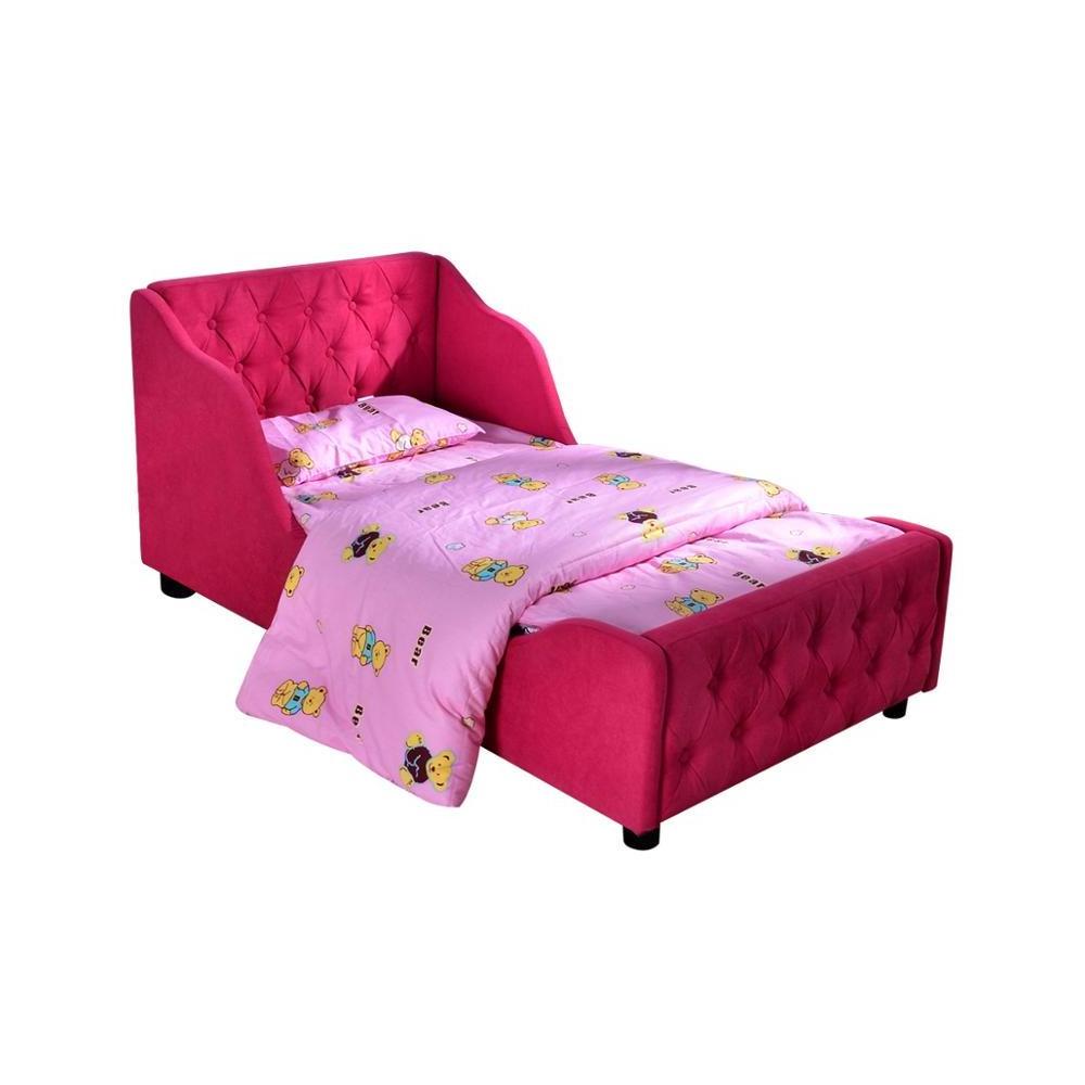 pink kids bed for girls single child bed children room furniture toddler bed