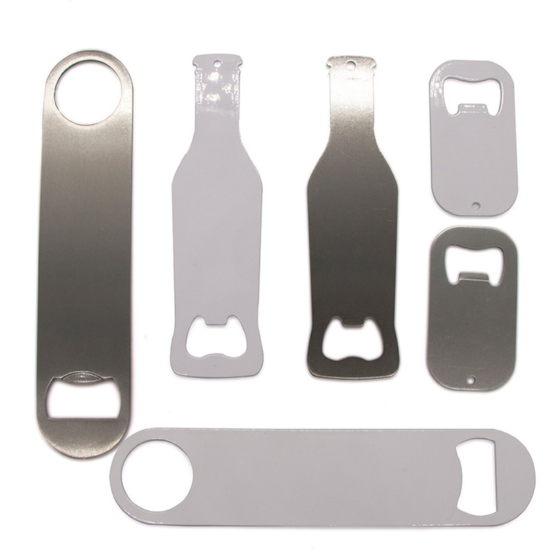 Hot sale Diy Printing Stainless Steel Club Bottle Opener Blank Sublimation Beer Bottle Openers