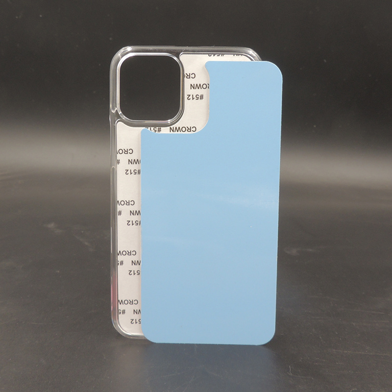 Hot Sales Hard plastic Blank 2D sublimation cell phone case for Iphone11 Series with metal sheet