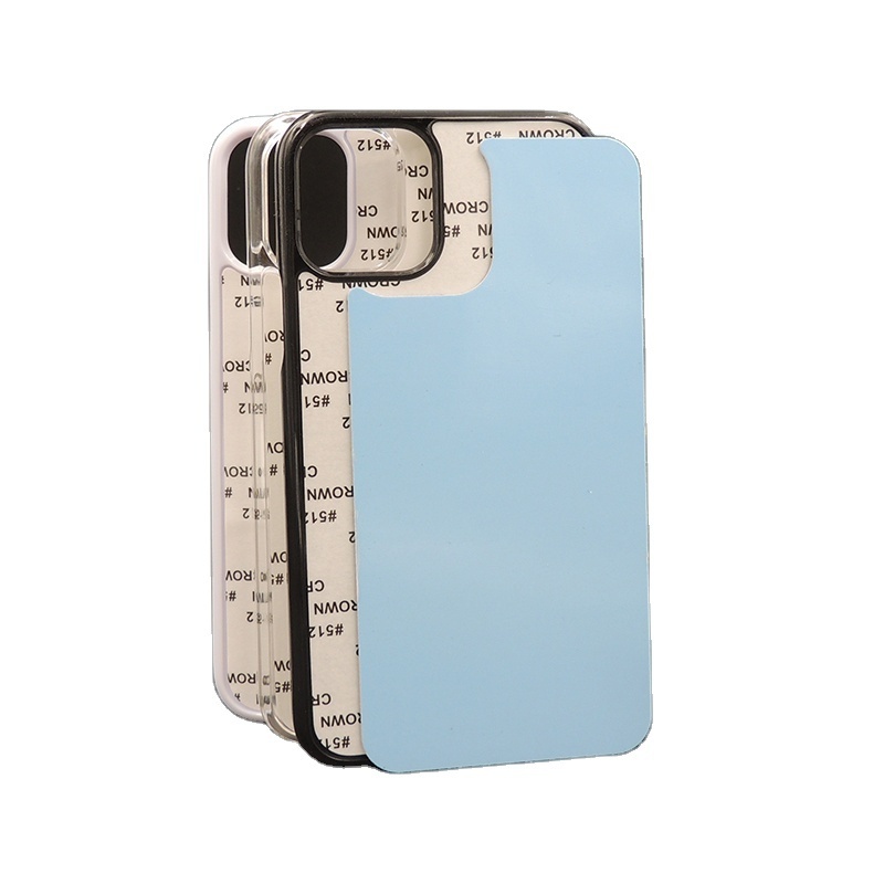 Hot Sales Hard plastic Blank 2D sublimation cell phone case for Iphone11 Series with metal sheet