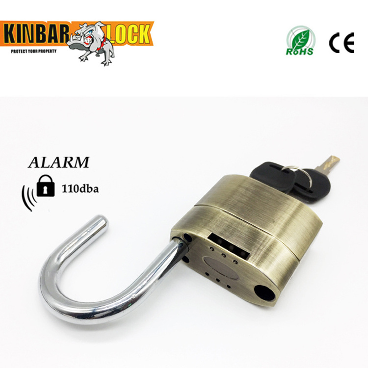 Kinbar anti-cut padlocks with alarm