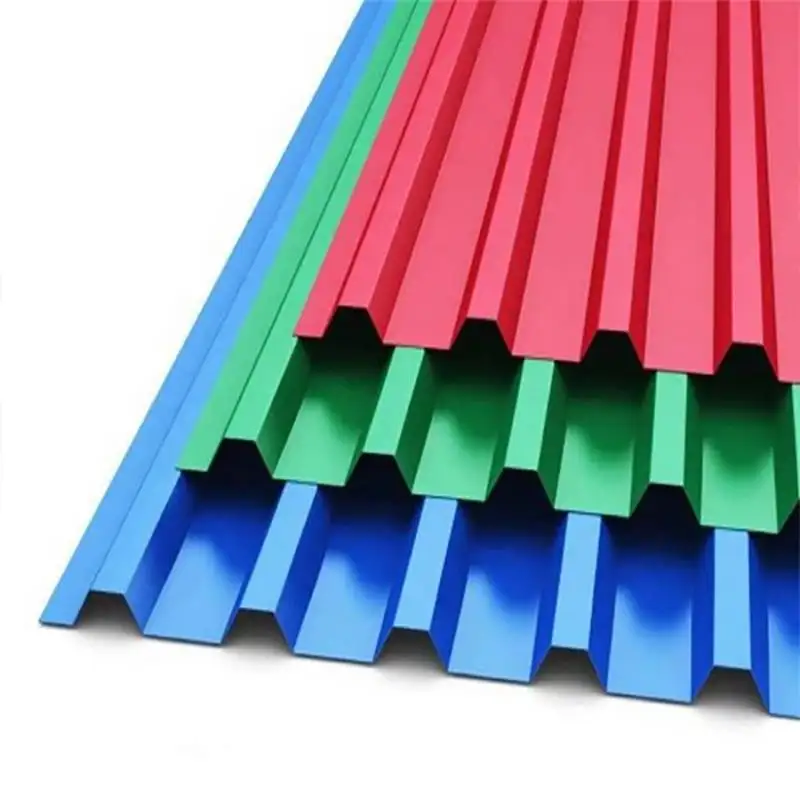 colored steel tile sheet ppgi roofing  color steel roofing sheet 760mm colored steel roof