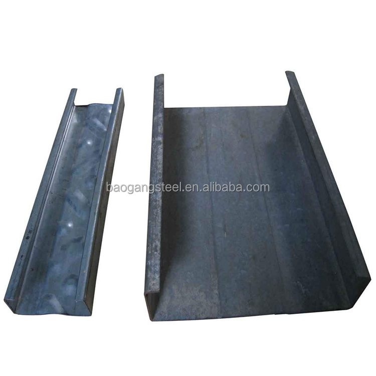 304 316L Standard Sizes U Channel Steel Stainless Steel Channel U-Shaped Customizable Galvanized Steel Channels