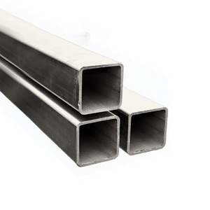 Stainless steel 430 409 410 420 316 304 904L welded steel square pipe hairline surface 317 steel tube