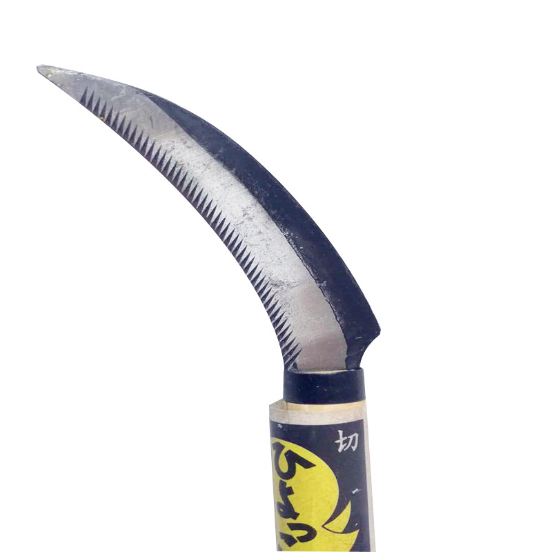 Handle Agricultural Saw Sickle Long Wood Japanese Si206c-g 4.5inch Carbon Steel Sickle with Wood Handle