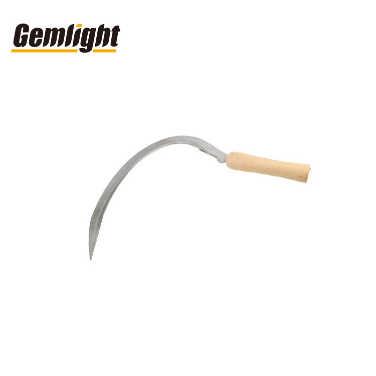 Japanese farming tools sickle SI206 7inch with wood handle