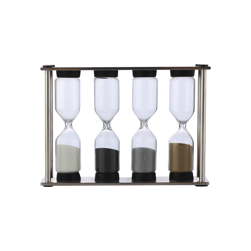 XINBAOHONG Promotional 4 in 1 Tea Hour Coffee Sand Timer Hourglass