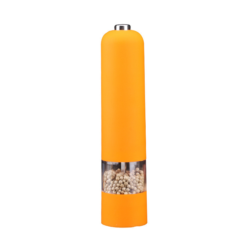 Best seller portable Electric Salt spice mill automatic round battery operated pepper grinder