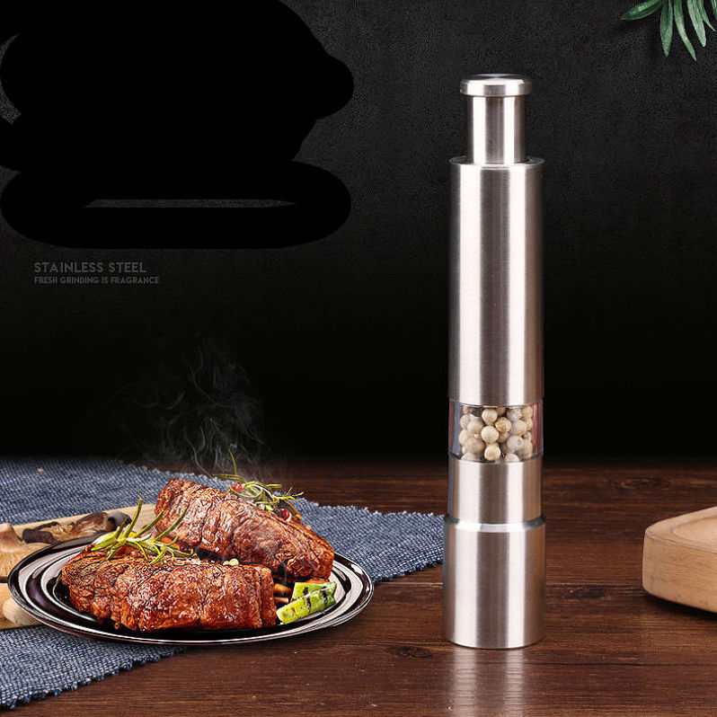 custom plastic herb chili commercial pepper grinder price handheld portable mini salt pepper mill