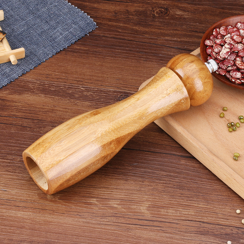 Large Capacity manual wood dry pepper grinder spice mill smooth manual salt grinder with Ceramic Rotor