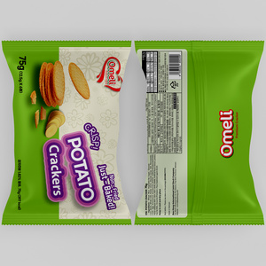 OEM  Available Brand Crispy Thin Cracker Biscuits Potato Flavoured Cracker - 75g in plastic bag - Special Market