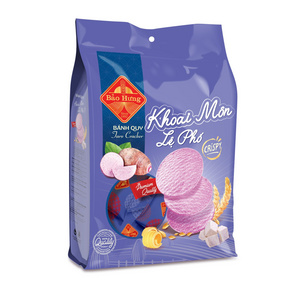 PREMIUM HIGH QUALITY BRAND BAO HUNG CRACKER TARO FLAVOUR 230GR - DELICIOUS CRISPY THIN CRACKERS