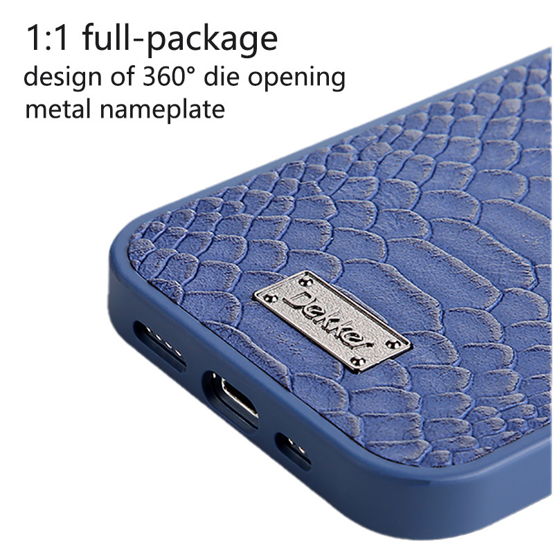 Keephone 2023 Oem Luxury Crocodile Skin Print Case Anti-slip For Iphone15 14  Pro Max Leather Cell Phone Case