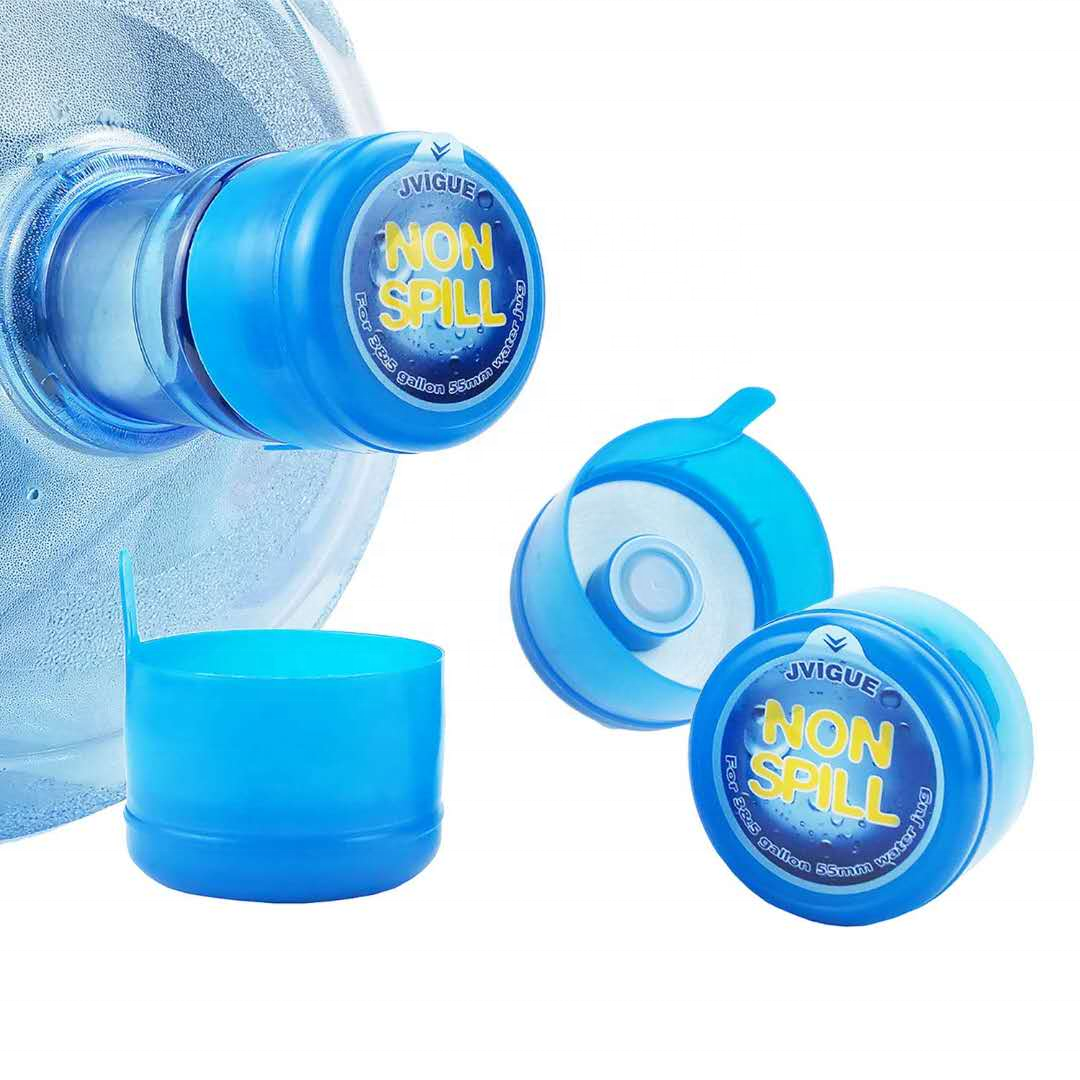 Free Samples 55mm Neck Size Nonspill 5Gallon Bottle Lid 19 Liter 20 Litre 18.9L 5 Gallon Plastic Water Bottle lid