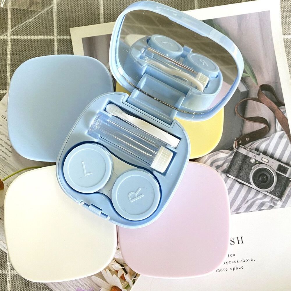 new arrival Contact Lens Travel Kit wholesale Cosmetic Contact Lenses Box colorful Contact Lens Case For Eye