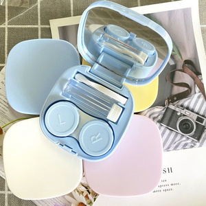 new arrival Contact Lens Travel Kit wholesale Cosmetic Contact Lenses Box colorful Contact Lens Case For Eye