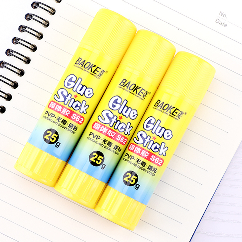 25g quality strong adhesion pvp solid glue stick stationery school quick sticked non-toxic glue stick