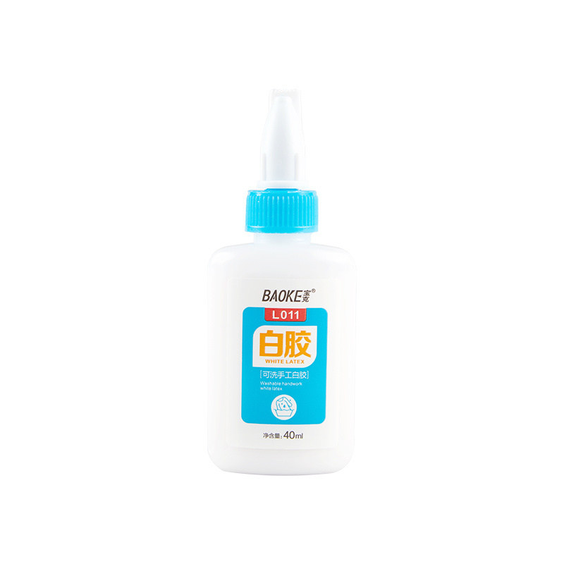 Baoke safety white liquid glue non-toxic white liquid paper craft glue L011