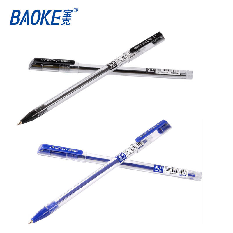 oil based magic pen 0.7 mm logo plastic ballpen