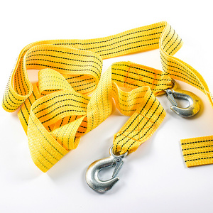 Car Emergency Heavy Duty Tow Strap Rope Two Hook Strap With Forged Hooks For Car Truck Vehicle