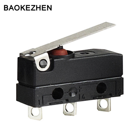 Baokezhen Micro Switch with IP65,IP67  mini micro switch with sensitive lever  waterproof micro switch for coffee machine