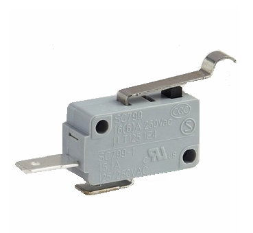 Microwave oven SC799 on-off metal strip lever micro switch 15a t125 5e4 mouse mini micro switch for  electric fryer