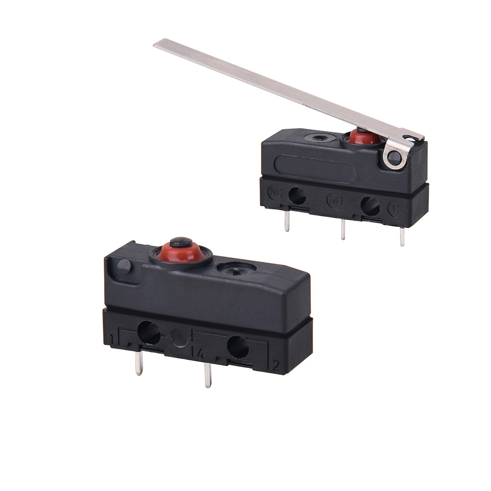 Factory Wholesale 3pin Micro Switch With Long Handle Normally Open Close Limit Switch