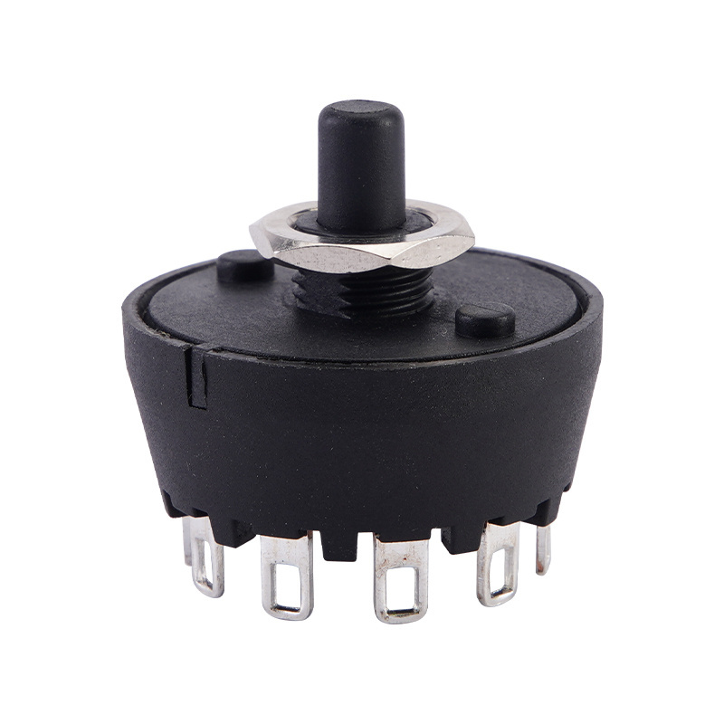 Free Samples  BAOKEZHEN Mini 2 3 4 5 6 7 8  Position Rotary Switch for Fan, Oven , Juicer ,air cooler