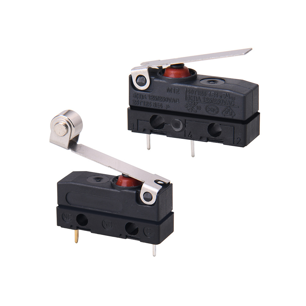 Factory Wholesale 3pin Micro Switch With Long Handle Normally Open Close Limit Switch