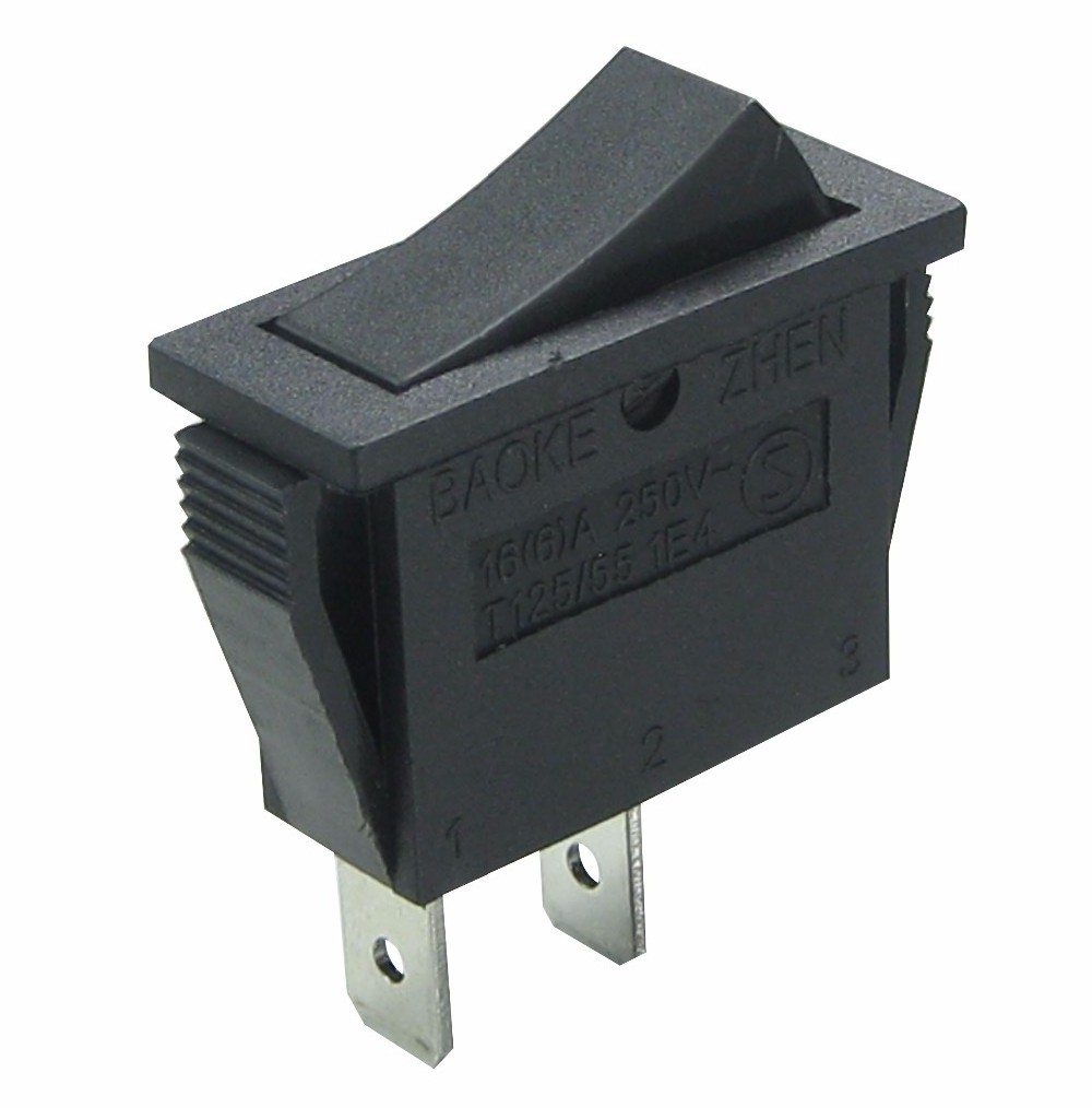 Baokezhen illuminated on-off electrical rocker switch connection 15a 125vac t85 for table lamp switch