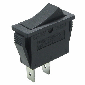 Baokezhen illuminated on-off electrical rocker switch connection 15a 125vac t85 for table lamp switch