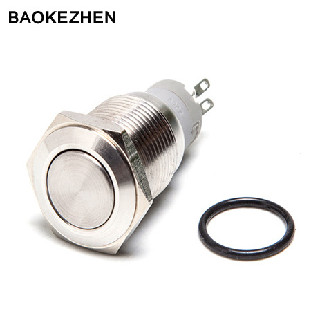 Baokezhen IP67 waterproof led metal push button switch waterproof for kitchen hood