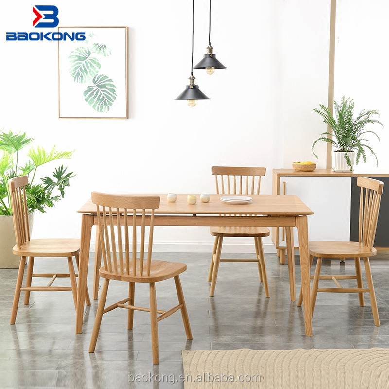 Wooden Dining Table Set Home Furniture