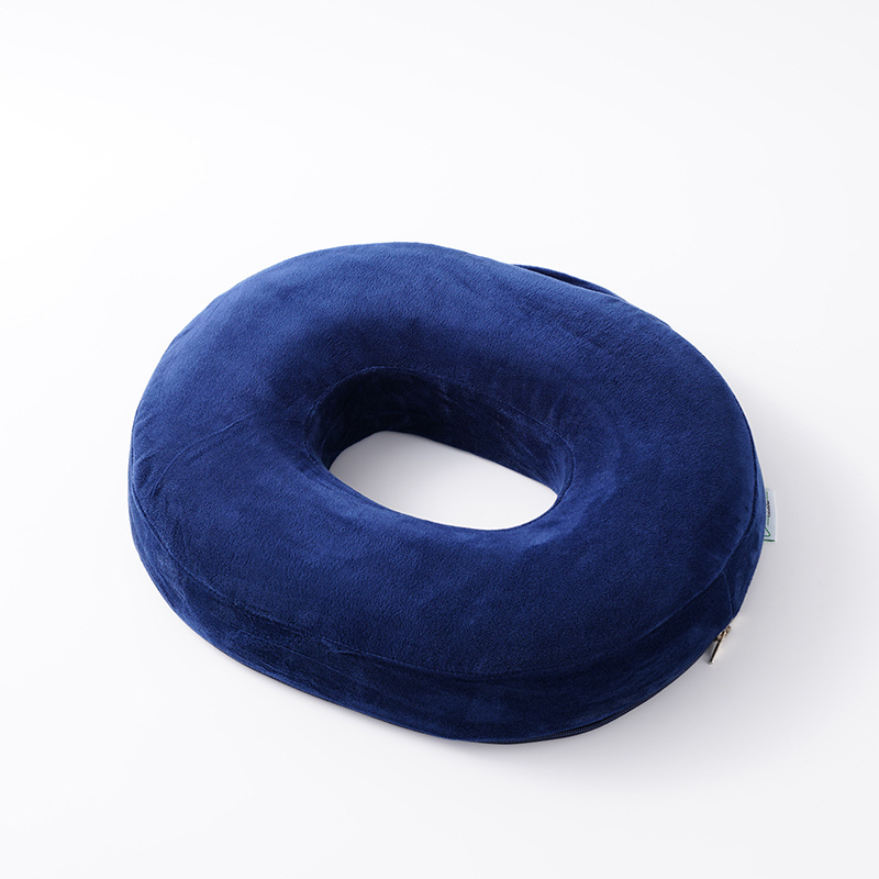 High Density Round Memory Foam Rebound Donut Seat Cushion For Pain Relief