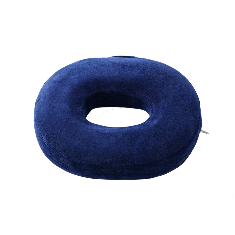 High Density Round Memory Foam Rebound Donut Seat Cushion For Pain Relief